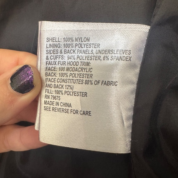 Michael Kors Quilted Black Coat Jacket Gold Hardware Stretch Trim Size M - Picture 4 of 10